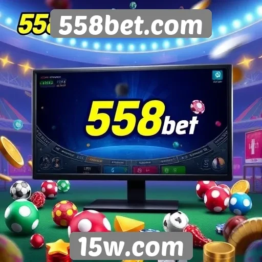 Diversidade de jogos disponíveis na plataforma 558bet
